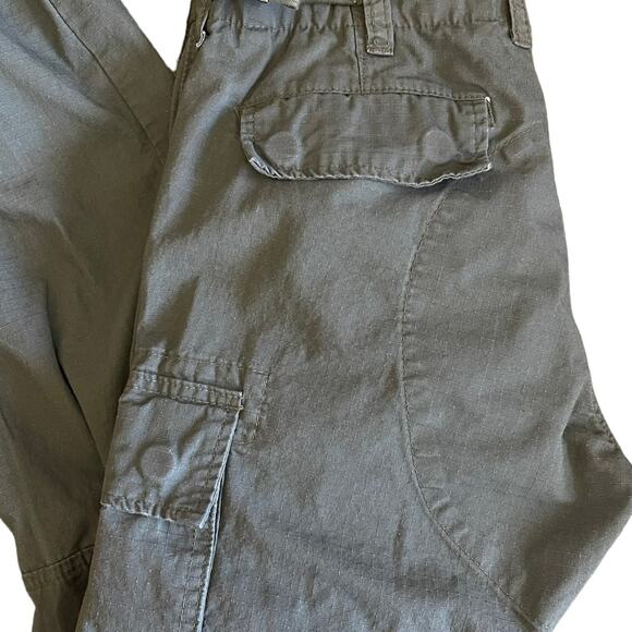 MNML VINTAGE CARGO PANTS OLIVE COTTON SIZE 28 - Picture 6 of 9